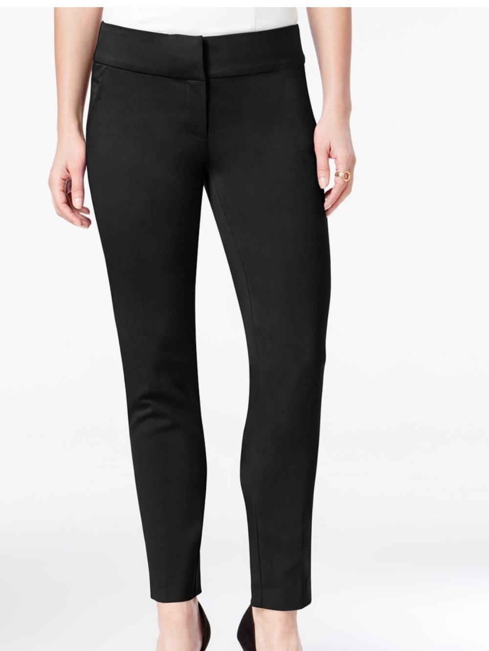 XOXO Black Skinny Pants for Women or Juniors Work Pants Straight Leg Ankle Pant